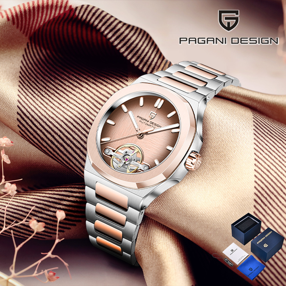 Luxury Watch Design - นาฬิกาข้อมือผู้ชาย Pagani design tourbillon automatic รุ่นปี
