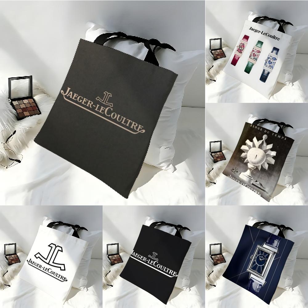 Luxury Watch Jaeger Lecoultre - นาฬิกาประดับลูกปัดสุดหรูแบรนด์เจ-จาเกอร์-เลคูต์ร์ 1 กระเป๋าโท้ทความจุขนาดใหญ่ ตกแต่งสวยงาม กระเป๋าสะพายมีสไตล์สำหรับผู้หญิง