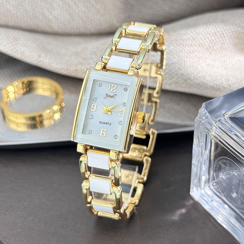 Luxury Watch On Sale - นาฬิกาแฟชั่นสำหรับผู้หญิงรุ่นหรูหราของขวัญนาฬิกาข้อมือควอตซ์สุภาพสตรีเวลาว่างนาฬิกาข้อมือเซรามิกประดับเพชรนาฬิกาขายร้อน