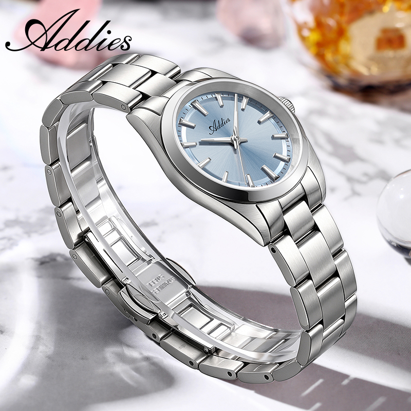 Luxury Watch Case Travel - ADDIES แซฟไฟร์คริสตัลนาฬิกาผู้หญิงใหม่หรูหราสแตนเลส BGW9 ซุปเปอร์ลูมินัส 50 เมตรกันน้ำกีฬาธุรกิจสุภาพสตรีนาฬิกา