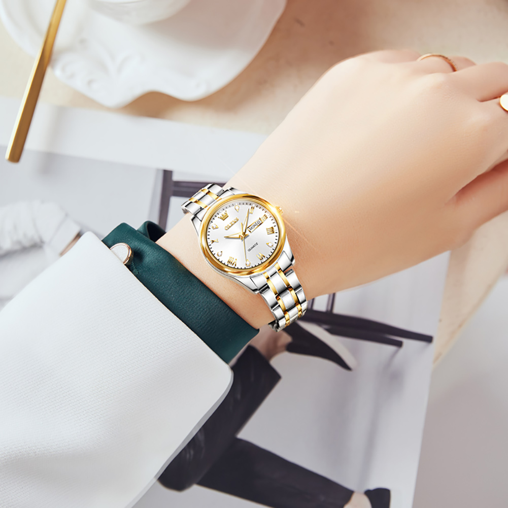 OLEVS 5563นาฬิกาควอตซ์ผู้หญิงแ - Luxury Watch Brand For Women บทวิจารณ์และราคา