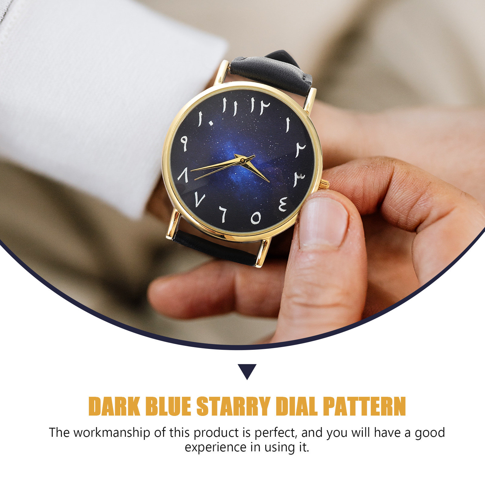 นาฬิกาควอตซ์หน้าปัดสีฟ้าดีไซน์ - Luxury Watch With Arabic Numerals บทวิจารณ์และราคา