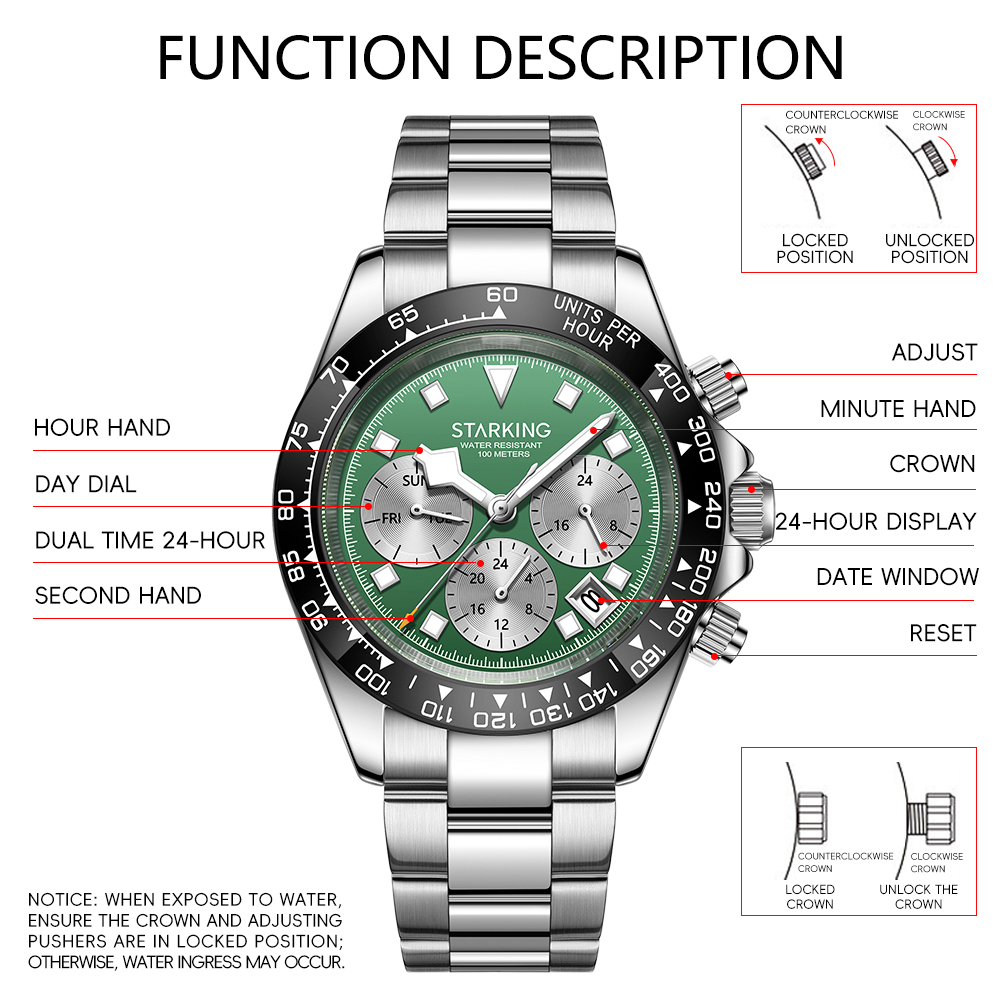 STARKING นาฬิกาควอทซ์ดำน้ำสำหร - Luxury Watch Longines บทวิจารณ์และราคา