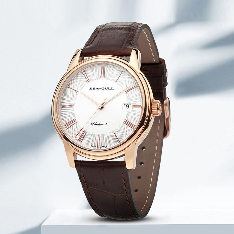Seagull ชายนาฬิกากลไก Sleek Mi - Guilloché Dial Watch บทวิจารณ์และราคา