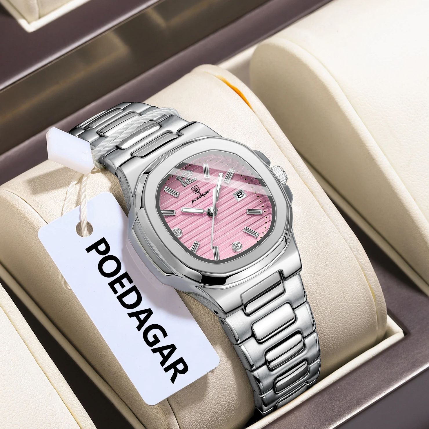 นาฬิกาข้อมือผู้หญิง POEDAGAR ส - Luxury Watch Female บทวิจารณ์และราคา
