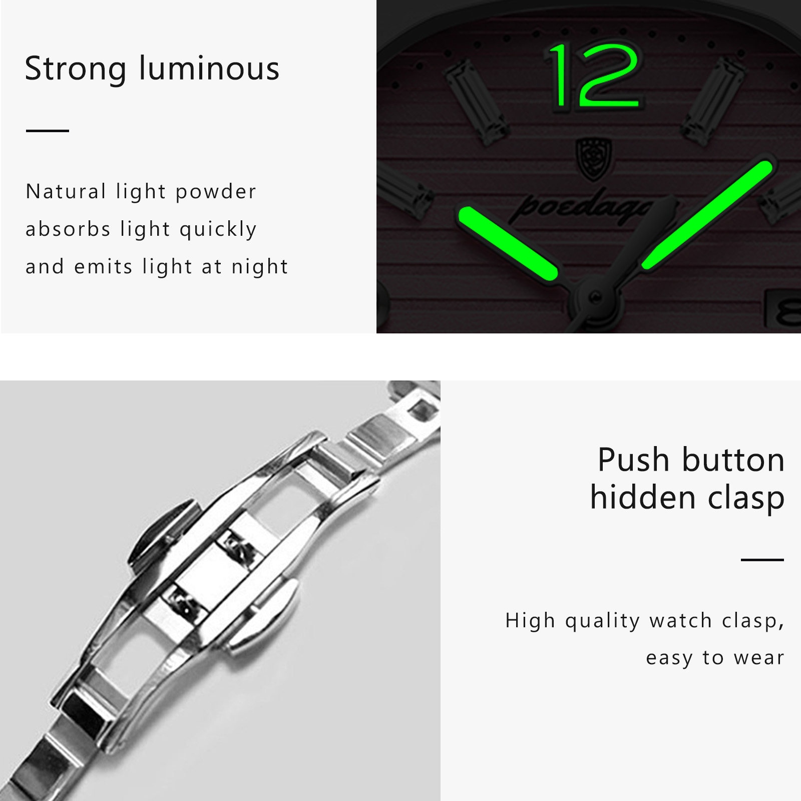 นาฬิกาข้อมือผู้หญิง POEDAGAR ส - Luxury Watch Female บทวิจารณ์และราคา