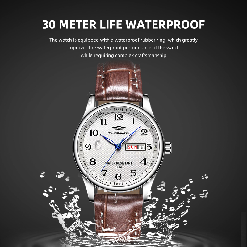 WLISTH แบรนด์หรูผู้ชายนาฬิกานา - Luxury Watch With Arabic Numerals บทวิจารณ์และราคา