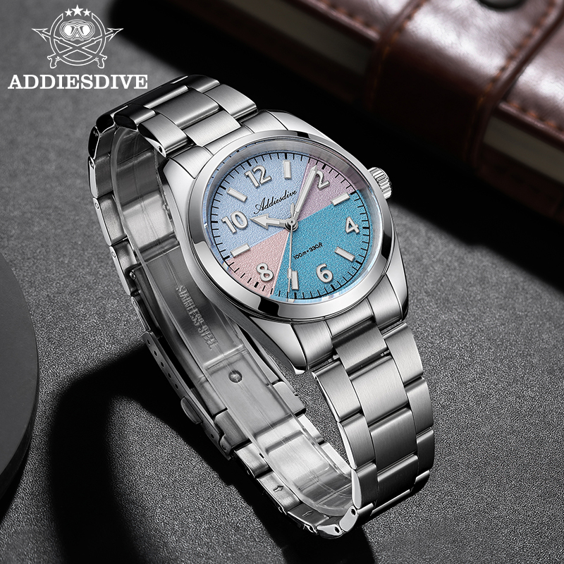 ADDIESDIVE นาฬิกากระจกแซฟไฟร์ผ - Luxury Watch Case Travel บทวิจารณ์และราคา