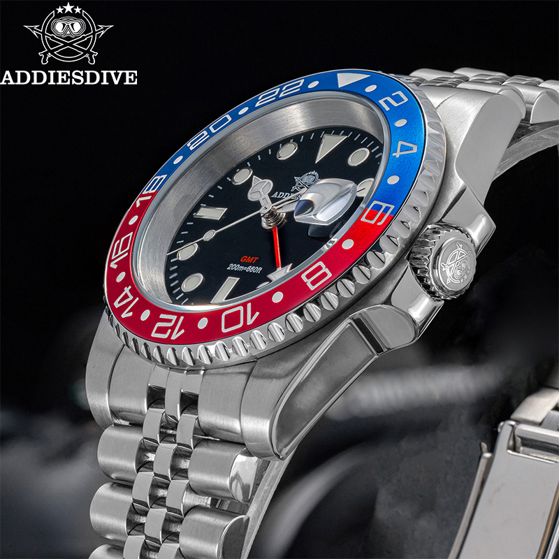 ADDIESDIVE AD2050 ผู้ชาย GMT น - Luxury Watch Longines บทวิจารณ์และราคา