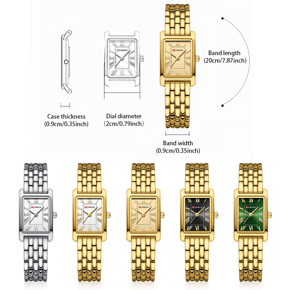 CURREN นาฬิกาควอตซ์แฟชั่นหรูหร - Luxury Watch Female บทวิจารณ์และราคา