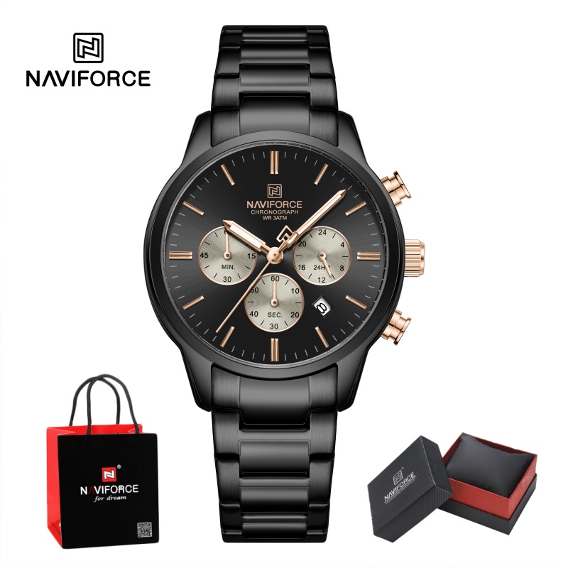 นาฬิกาข้อมือผู้ชาย NAVIFORCE ร - Luxury Watch And Bracelet บทวิจารณ์และราคา