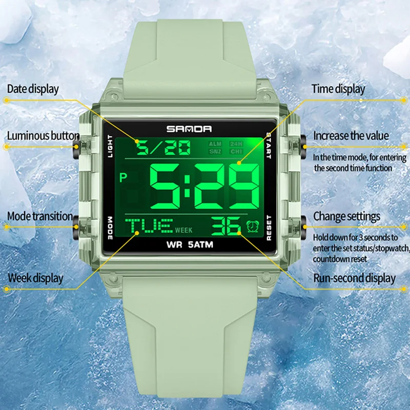นาฬิกาข้อมือแฟชั่นยี่ห้อ SANDA - Luxury Watch Brands In World บทวิจารณ์และราคา