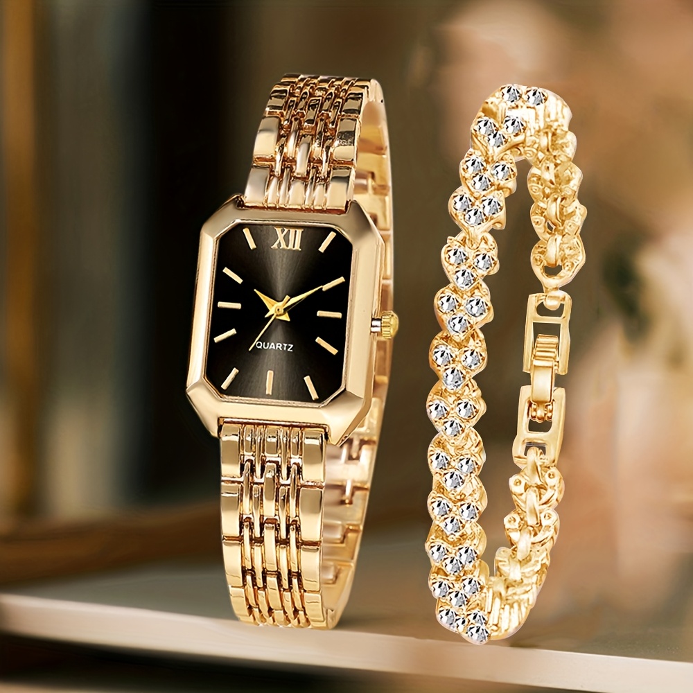 นาฬิกาข้อมือควอตซ์แฟชั่นทรงสี่ - Luxury Watch Cartier บทวิจารณ์และราคา