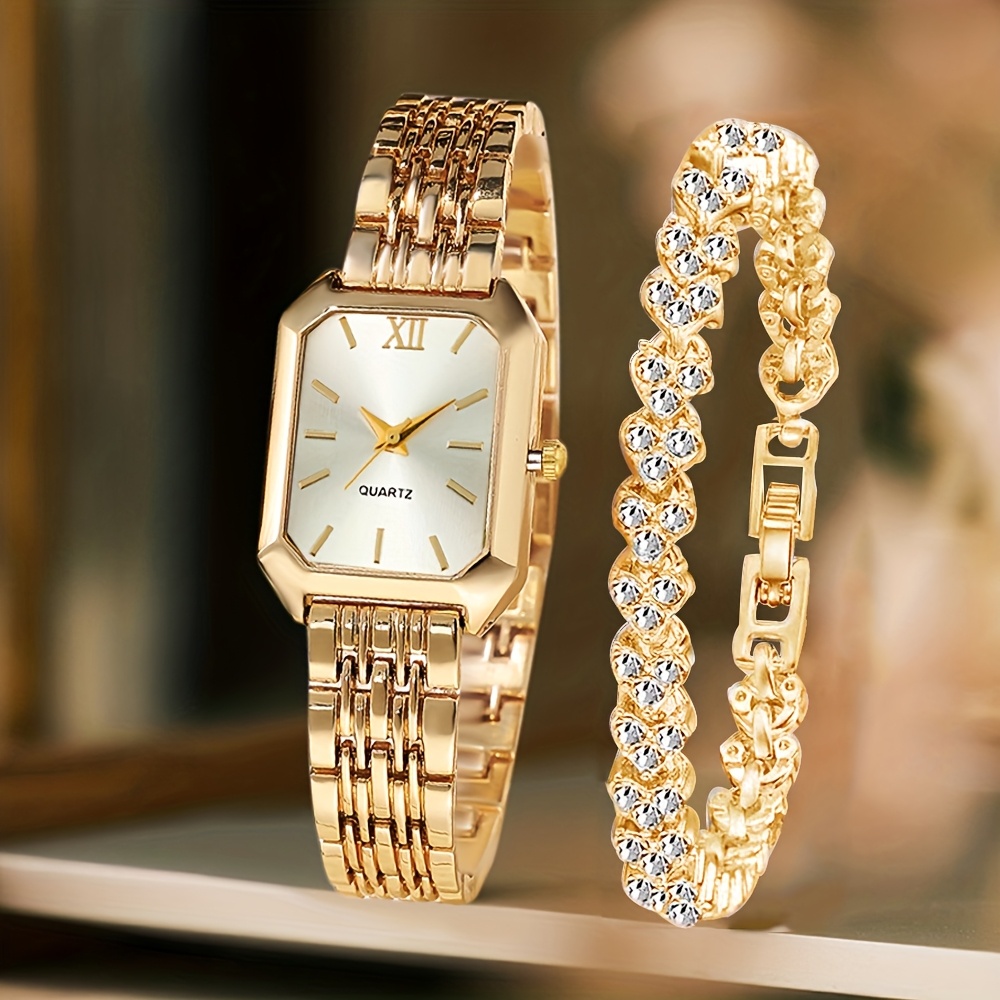 นาฬิกาข้อมือควอตซ์แฟชั่นทรงสี่ - Luxury Watch Cartier บทวิจารณ์และราคา