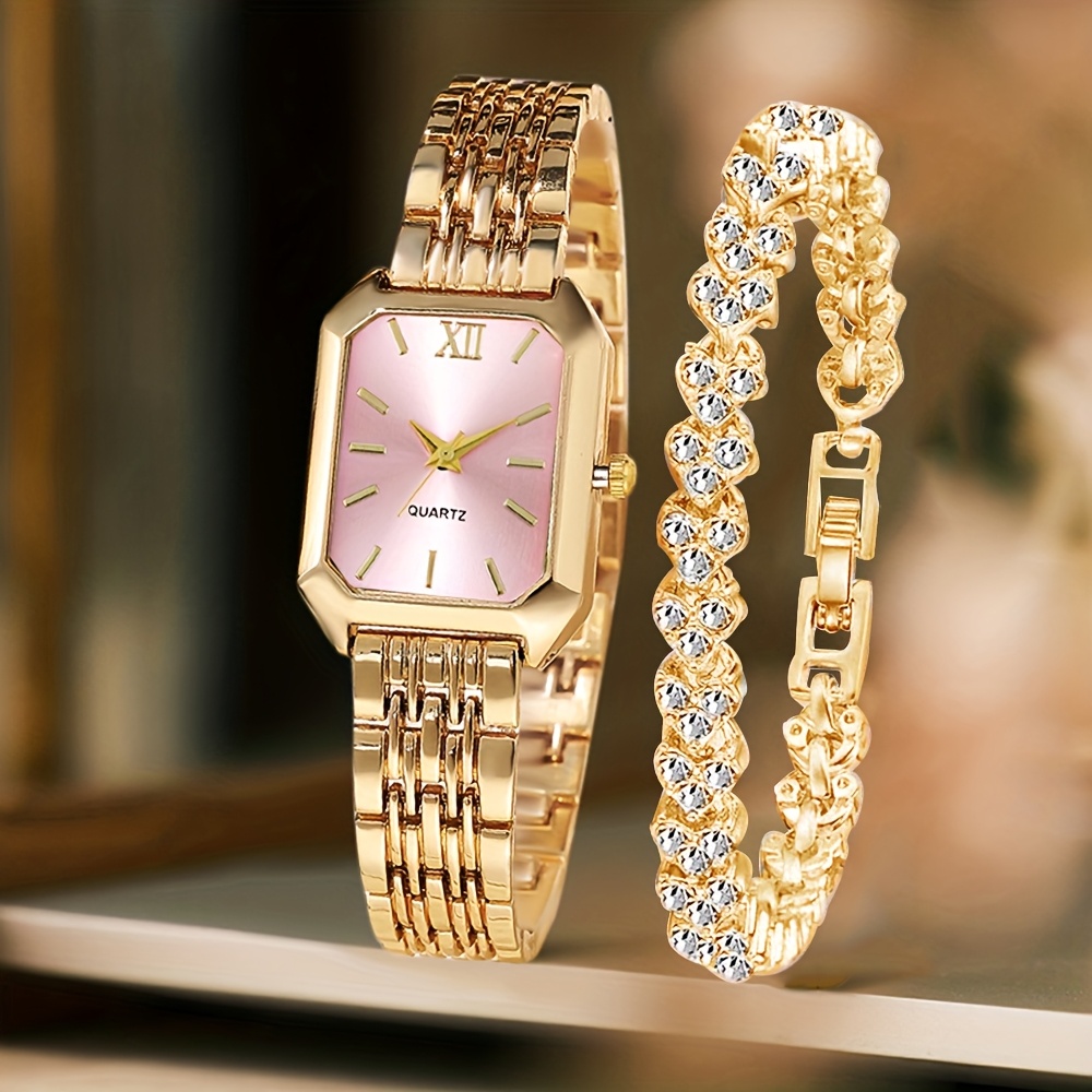 นาฬิกาข้อมือควอตซ์แฟชั่นทรงสี่ - Luxury Watch Cartier บทวิจารณ์และราคา