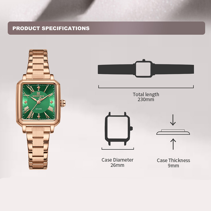 นาฬิกา NAVIFORCE รุ่นใหม่ ของแ - Luxury Watch Cartier บทวิจารณ์และราคา