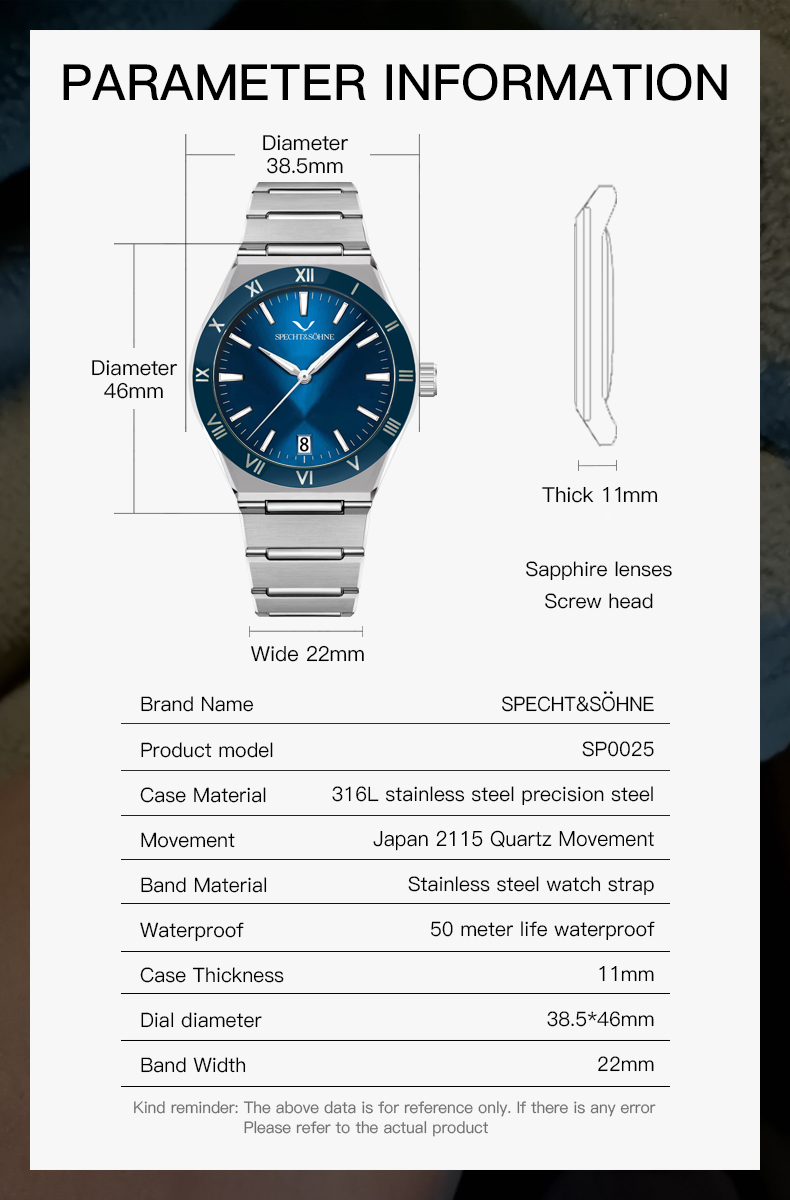 นาฬิกาข้อมือผู้ชาย Specht & Sö - Luxury Watch Longines บทวิจารณ์และราคา