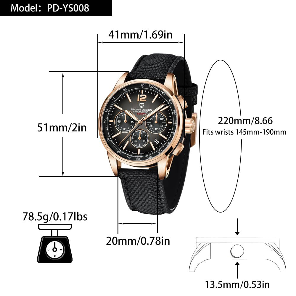 นาฬิกาข้อมือผู้ชาย PAGANI DESI - Luxury Watch For Men บทวิจารณ์และราคา
