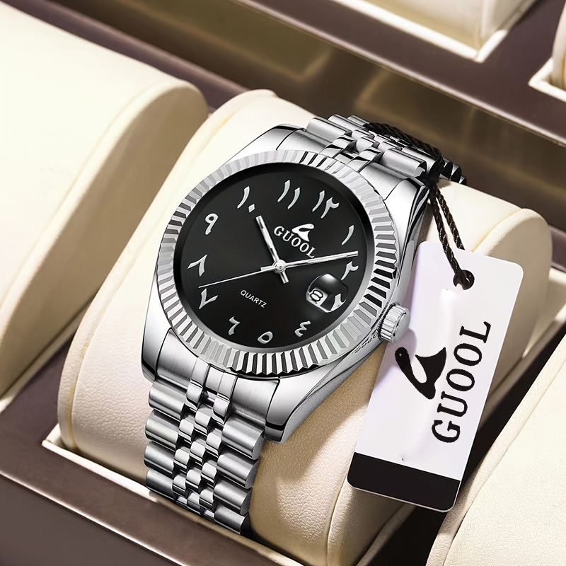ใหม่ขายดี นาฬิกาข้อมือผู้ชายสา - Luxury Watch With Arabic Numerals บทวิจารณ์และราคา