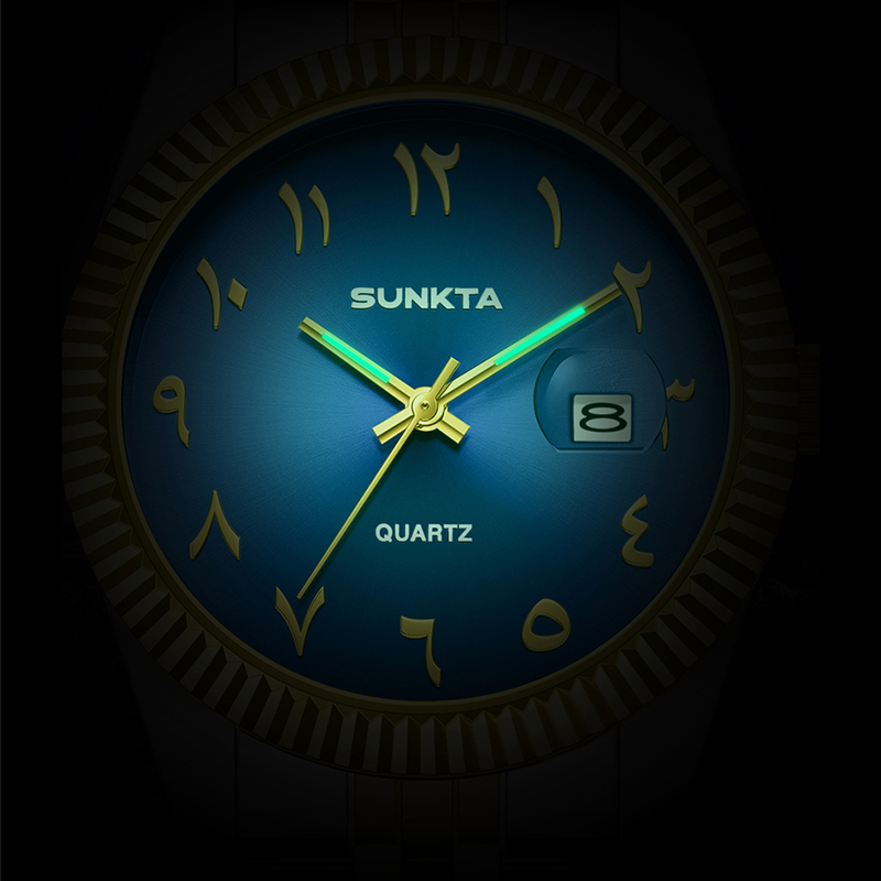 SUNKTA แบรนด์ชั้นนำหรูหราผู้หญ - Luxury Watch With Arabic Numerals บทวิจารณ์และราคา