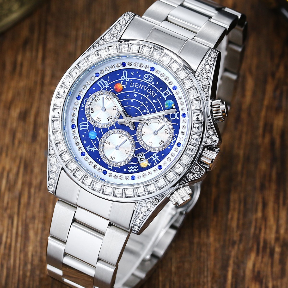 นาฬิกาข้อมือผู้ชายรุ่นใหม่ หน้ - Zodiac Luxury Watch บทวิจารณ์และราคา