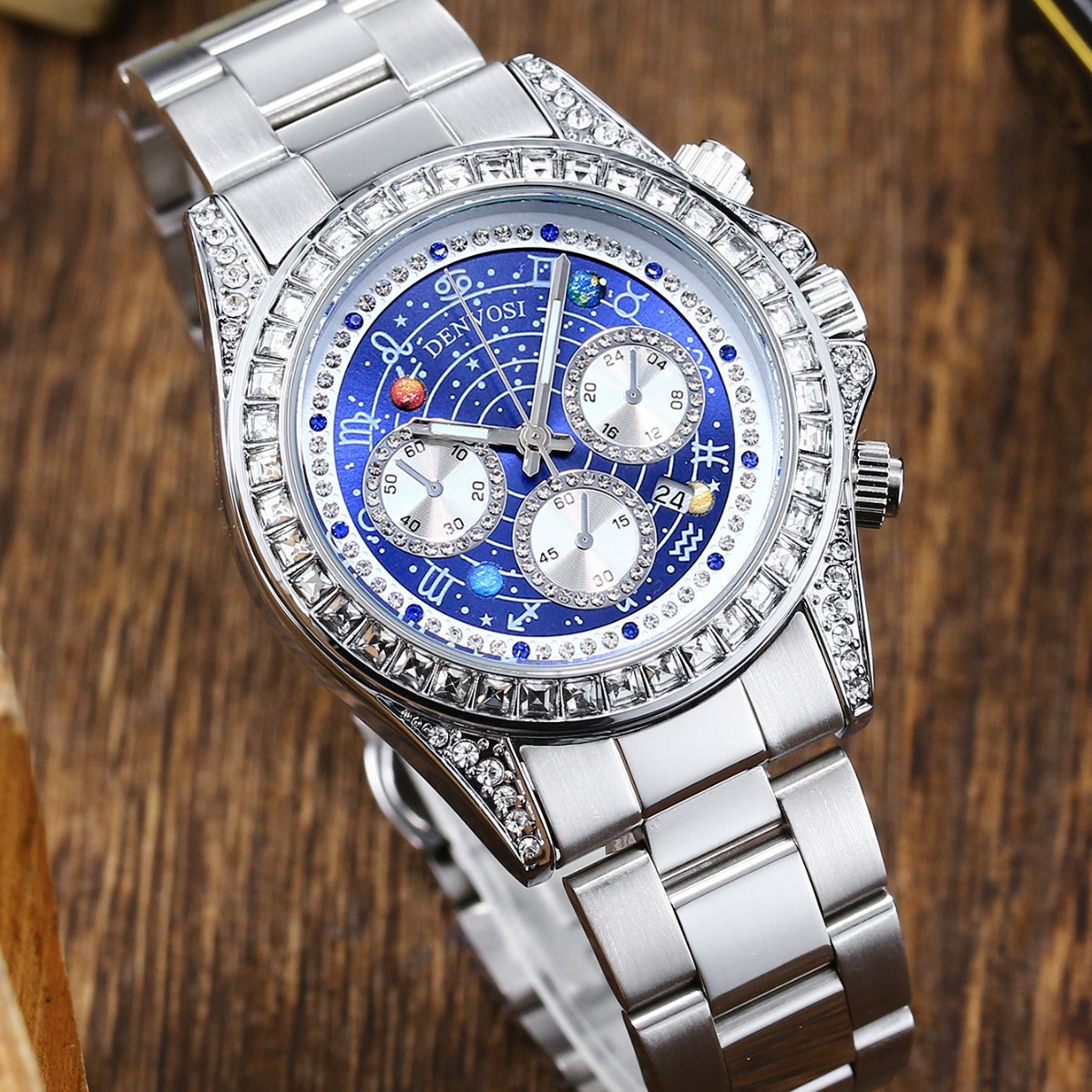 นาฬิกาข้อมือผู้ชายรุ่นใหม่ หน้ - Zodiac Luxury Watch บทวิจารณ์และราคา
