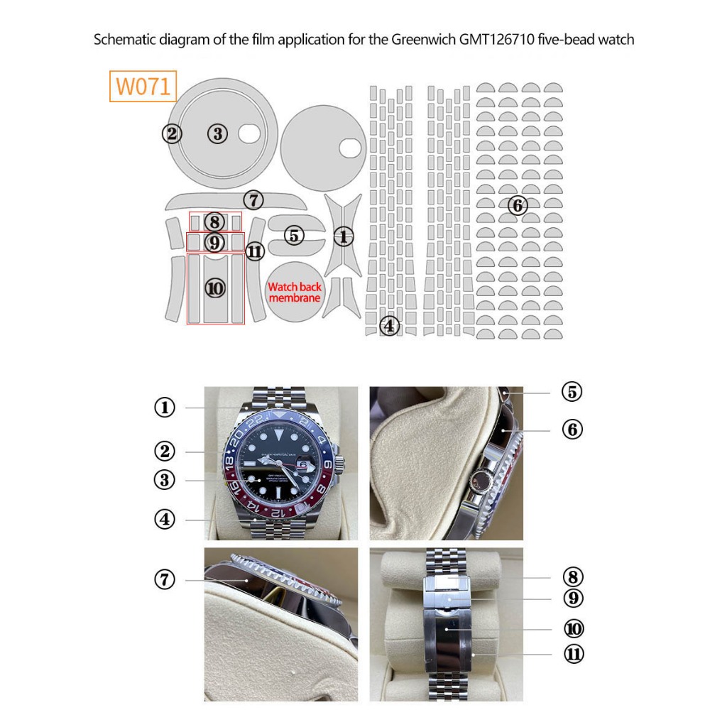 ฟิล์มป้องกันนาฬิกาสำหรับ Rolex - Luxury Watch Black บทวิจารณ์และราคา