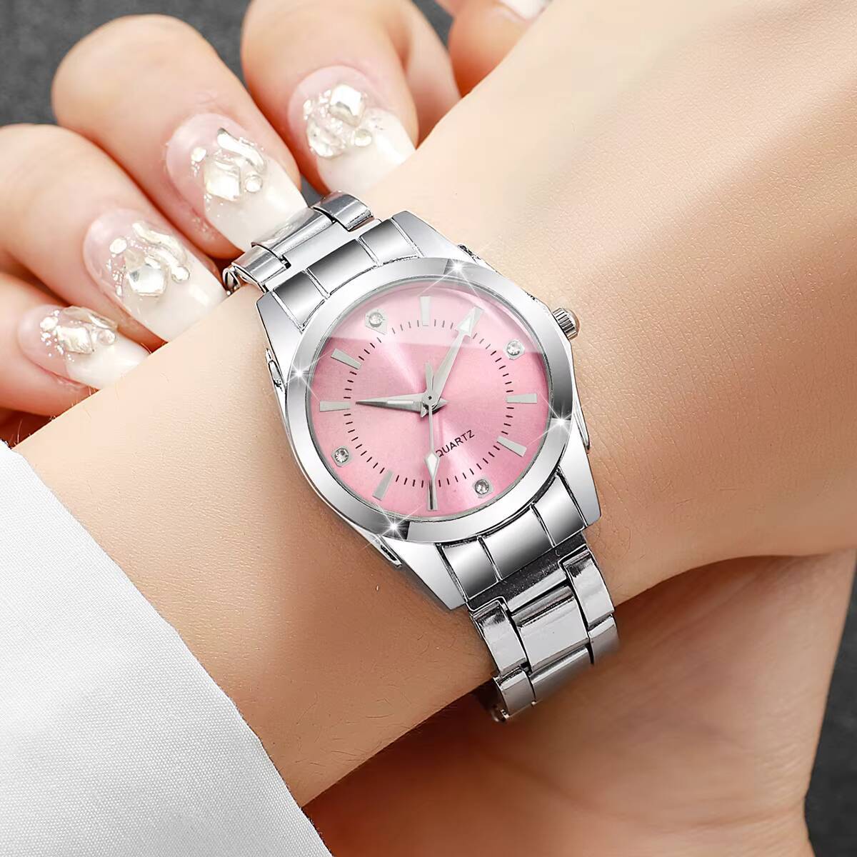 Luxury Rhinestone ผู้หญิงนาฬิก - Luxury Watch Holder บทวิจารณ์และราคา