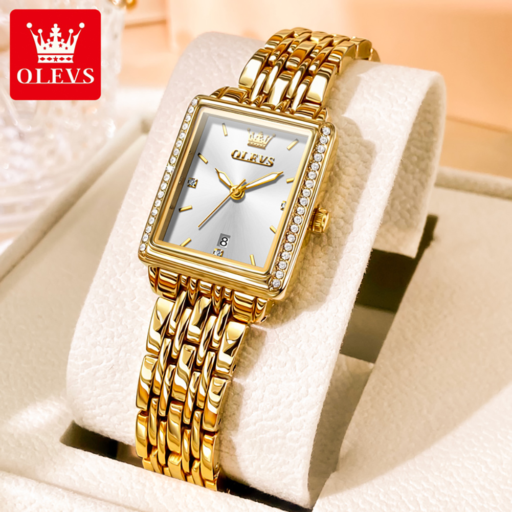 OLEVS 9995 นาฬิกาวันที่สำหรับผ - Luxury Watch Female บทวิจารณ์และราคา