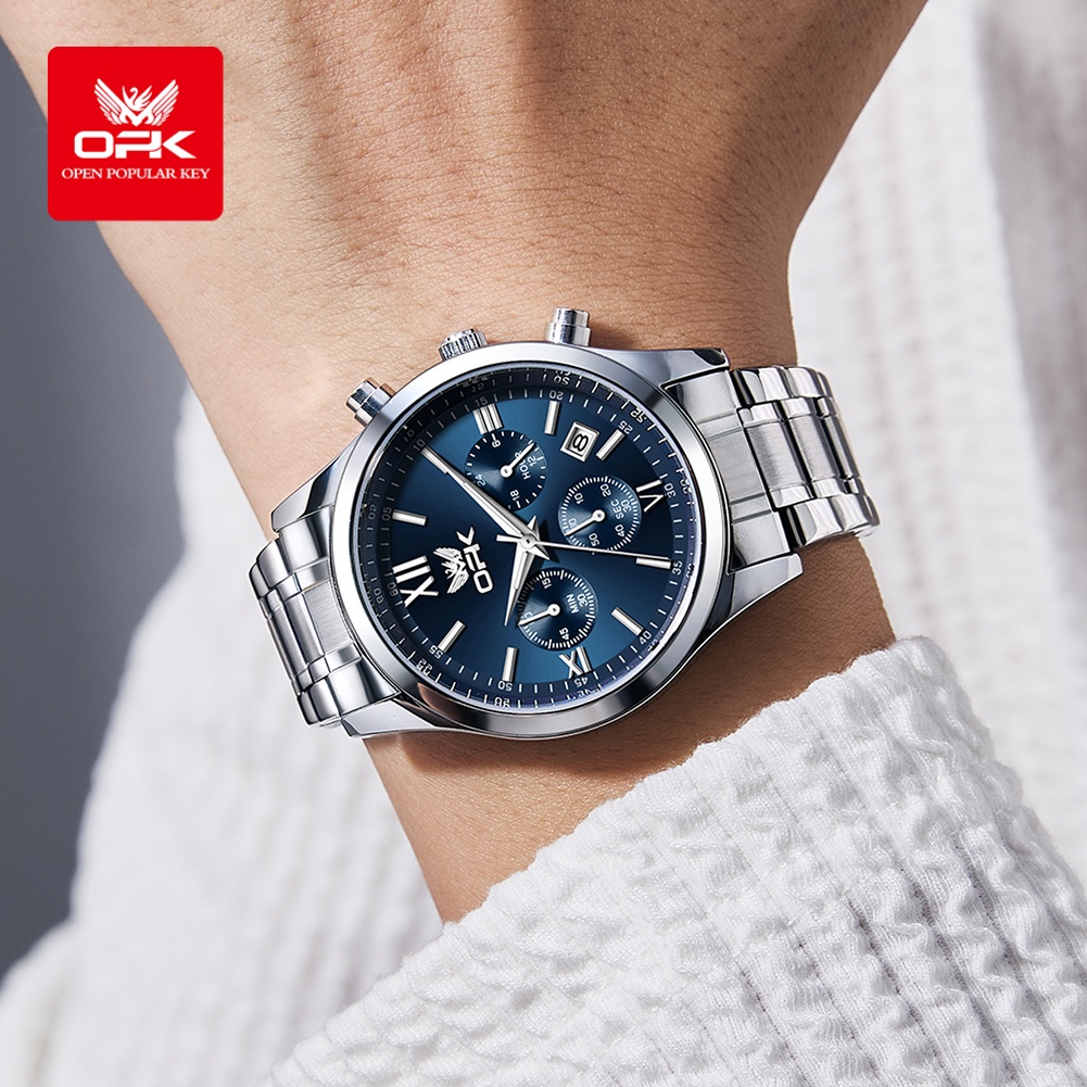 OPK 6052 นาฬิกาข้อมือผู้ชาย ระ - Luxury Watch For Men บทวิจารณ์และราคา