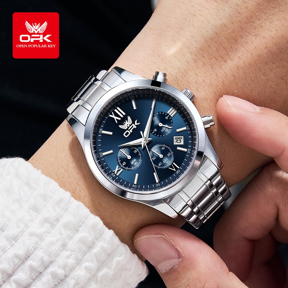 OPK 6052 นาฬิกาข้อมือผู้ชาย ระ - Luxury Watch For Men บทวิจารณ์และราคา