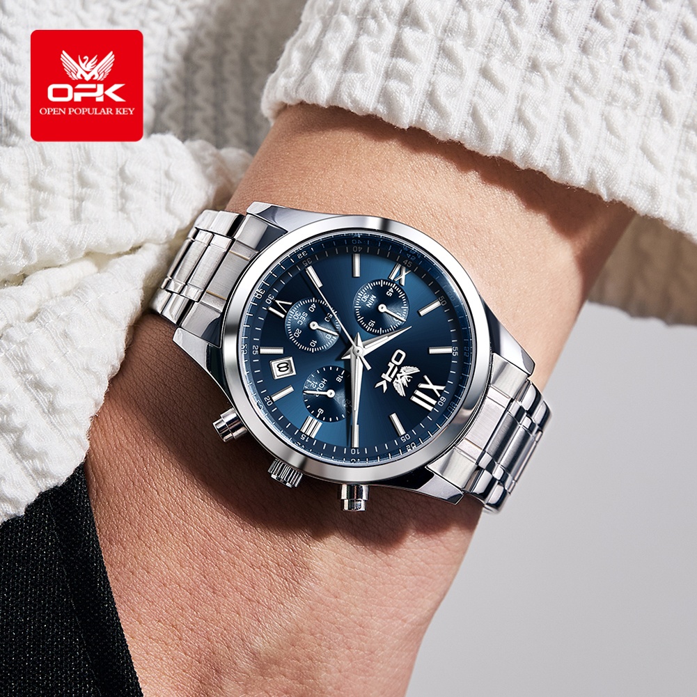 OPK 6052 นาฬิกาข้อมือผู้ชาย ระ - Luxury Watch For Men บทวิจารณ์และราคา