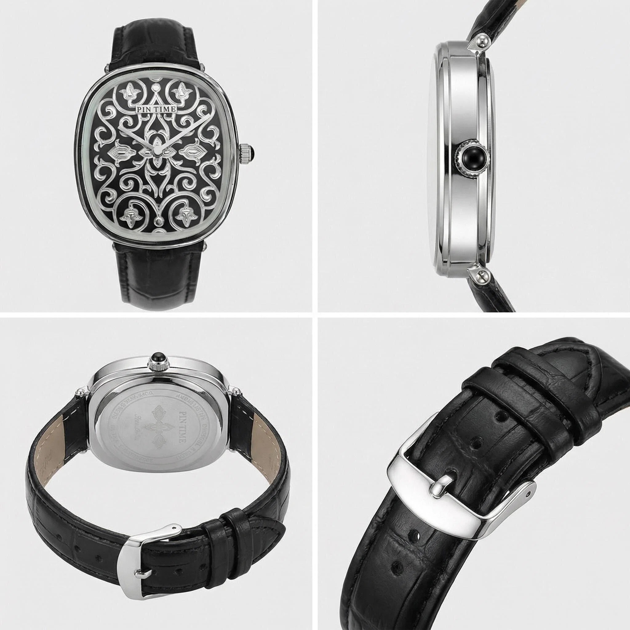 นาฬิกาควอตซ์ลายแกะสลัก 3 มิติ, - Guilloché Dial Watch บทวิจารณ์และราคา